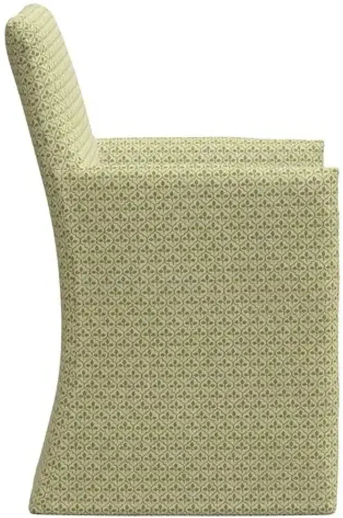 Rekha Slipcover Dining Chair - Sadhil - Green