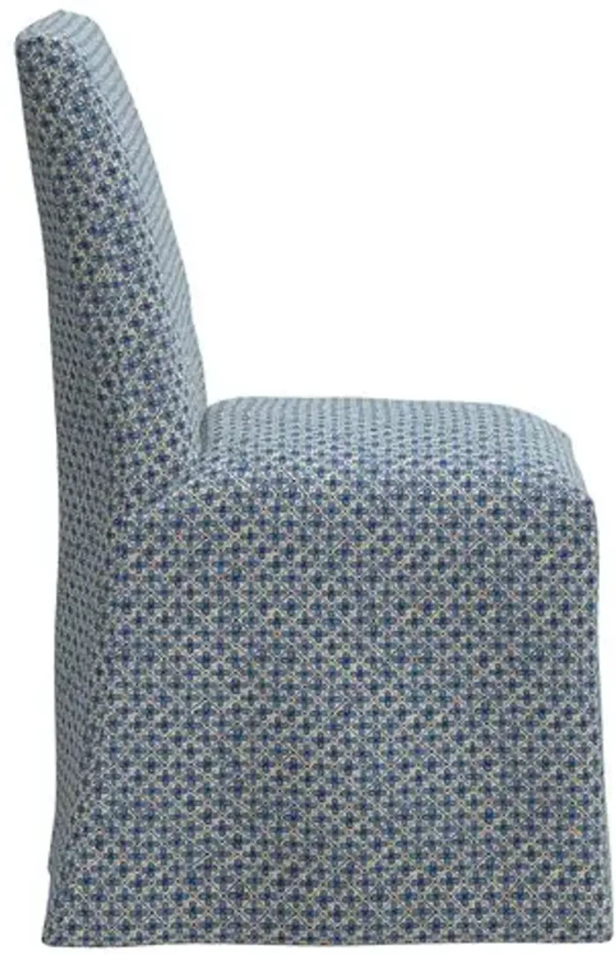 Sadia Slipcover Chair - Aalap - Blue