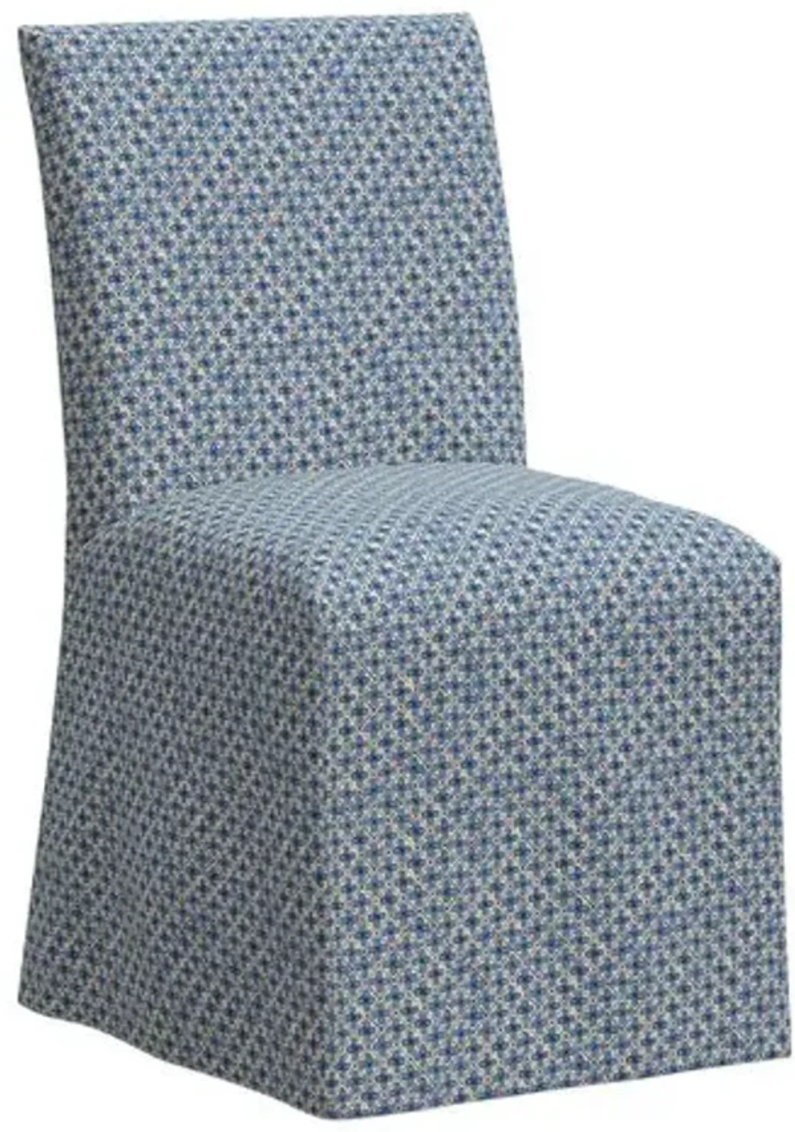 Sadia Slipcover Chair - Aalap - Blue