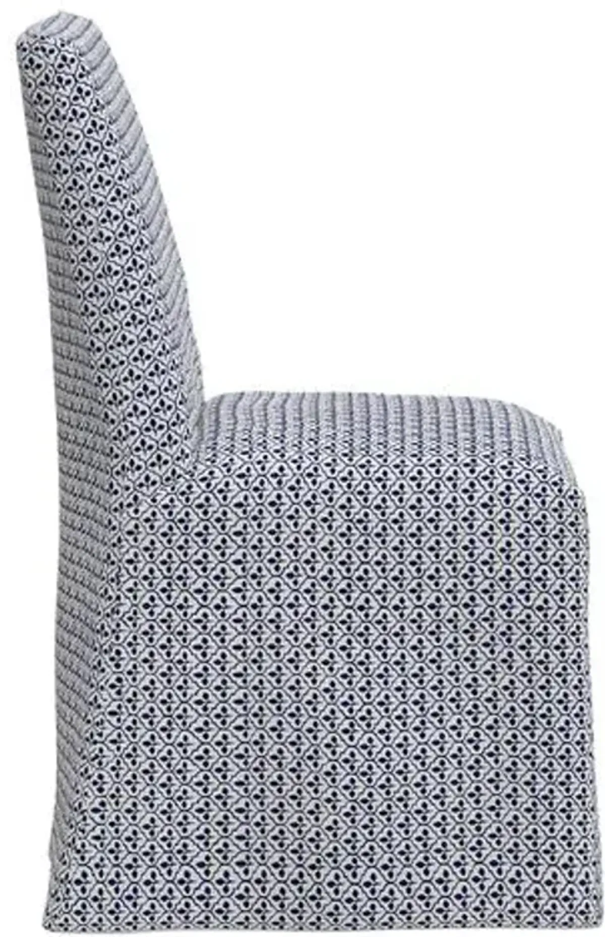 Sadia Slipcover Chair - Sadhil - Blue