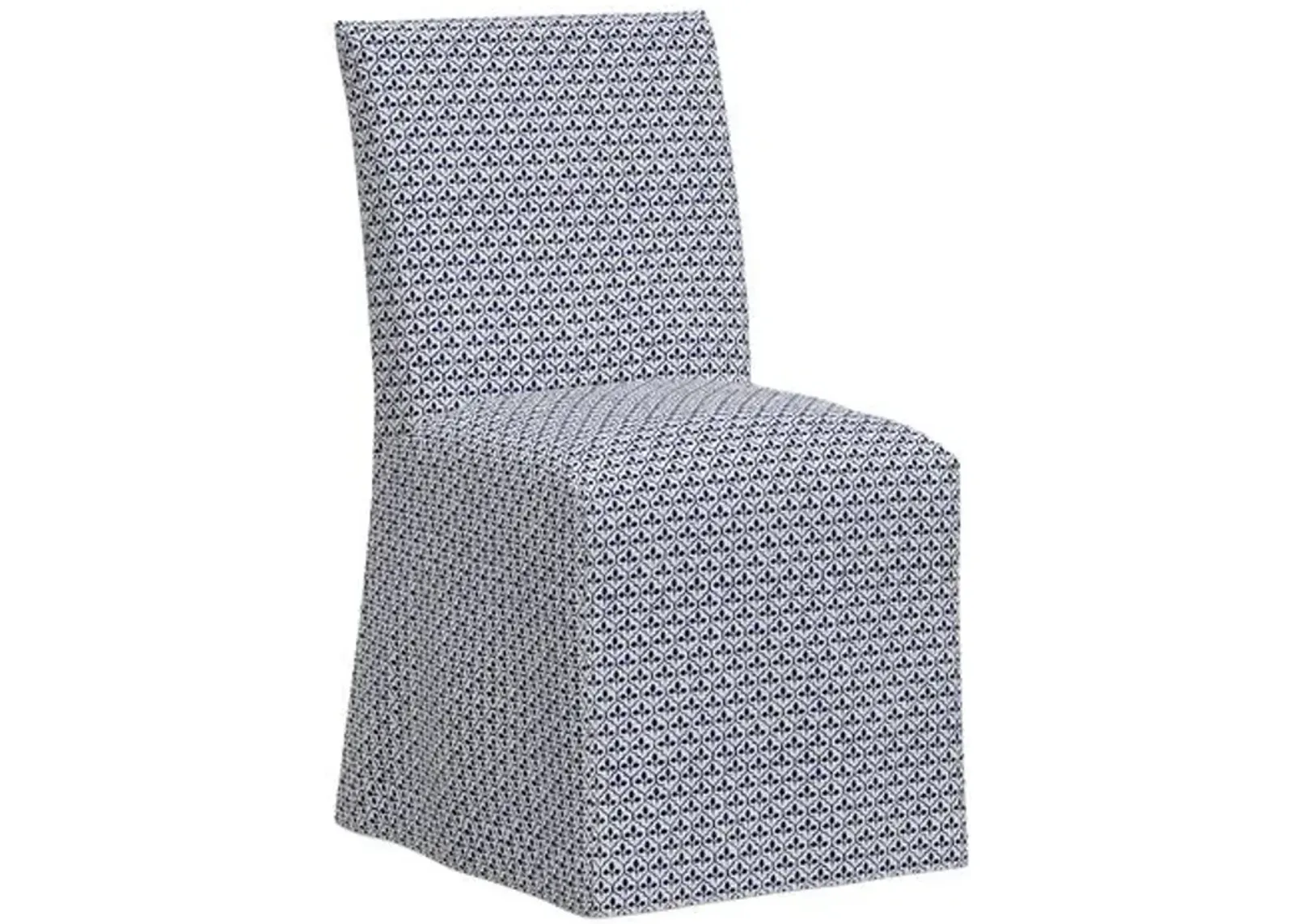 Sadia Slipcover Chair - Sadhil - Blue