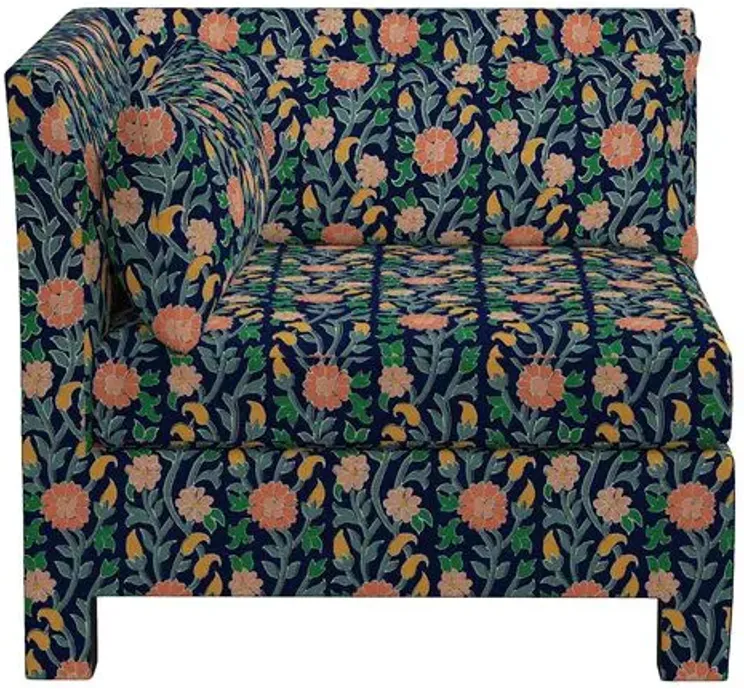 Sameera Corner Chair - Laranya Multi