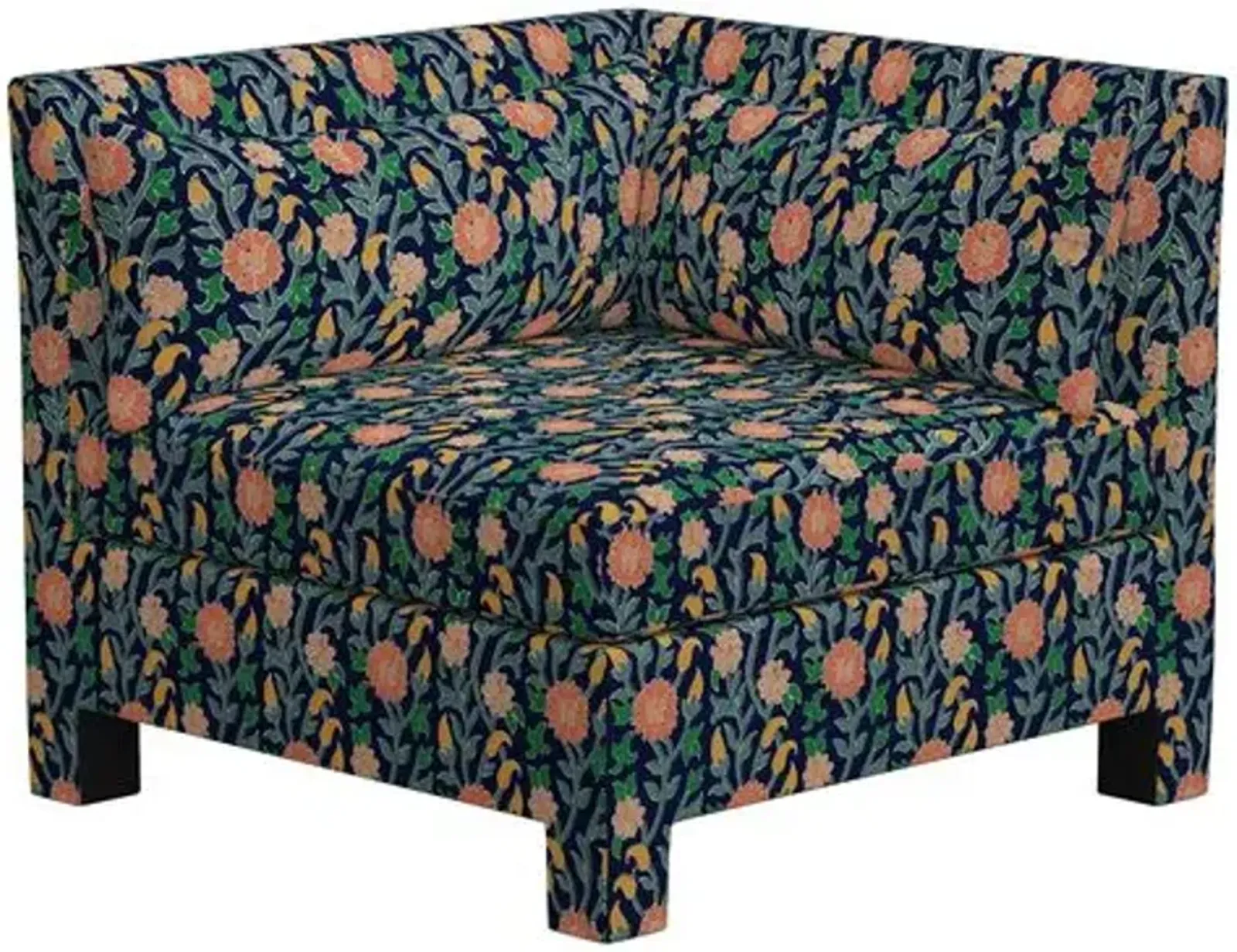 Sameera Corner Chair - Laranya Multi