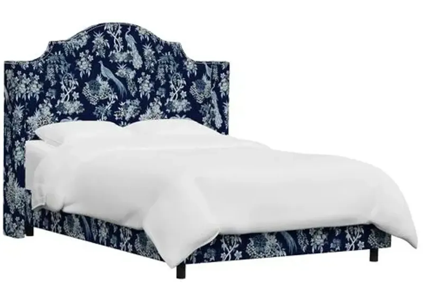 Samrina Bed - Damon Blue