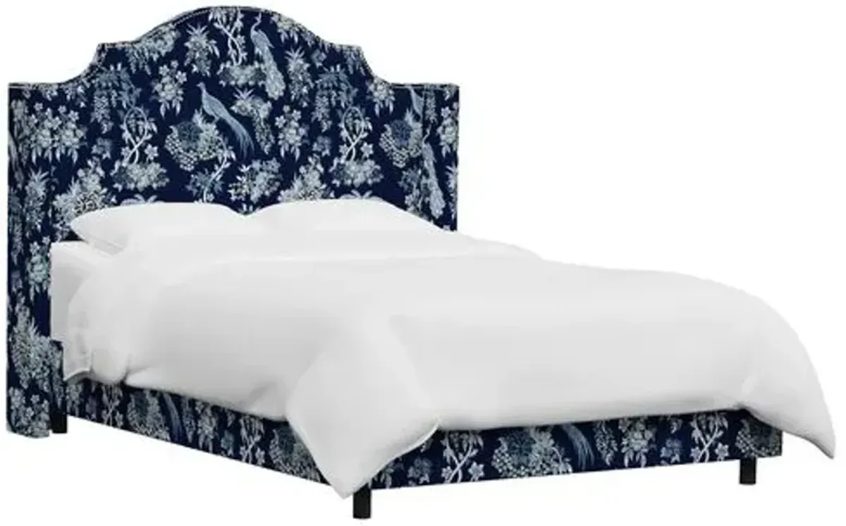 Samrina Bed - Damon Blue