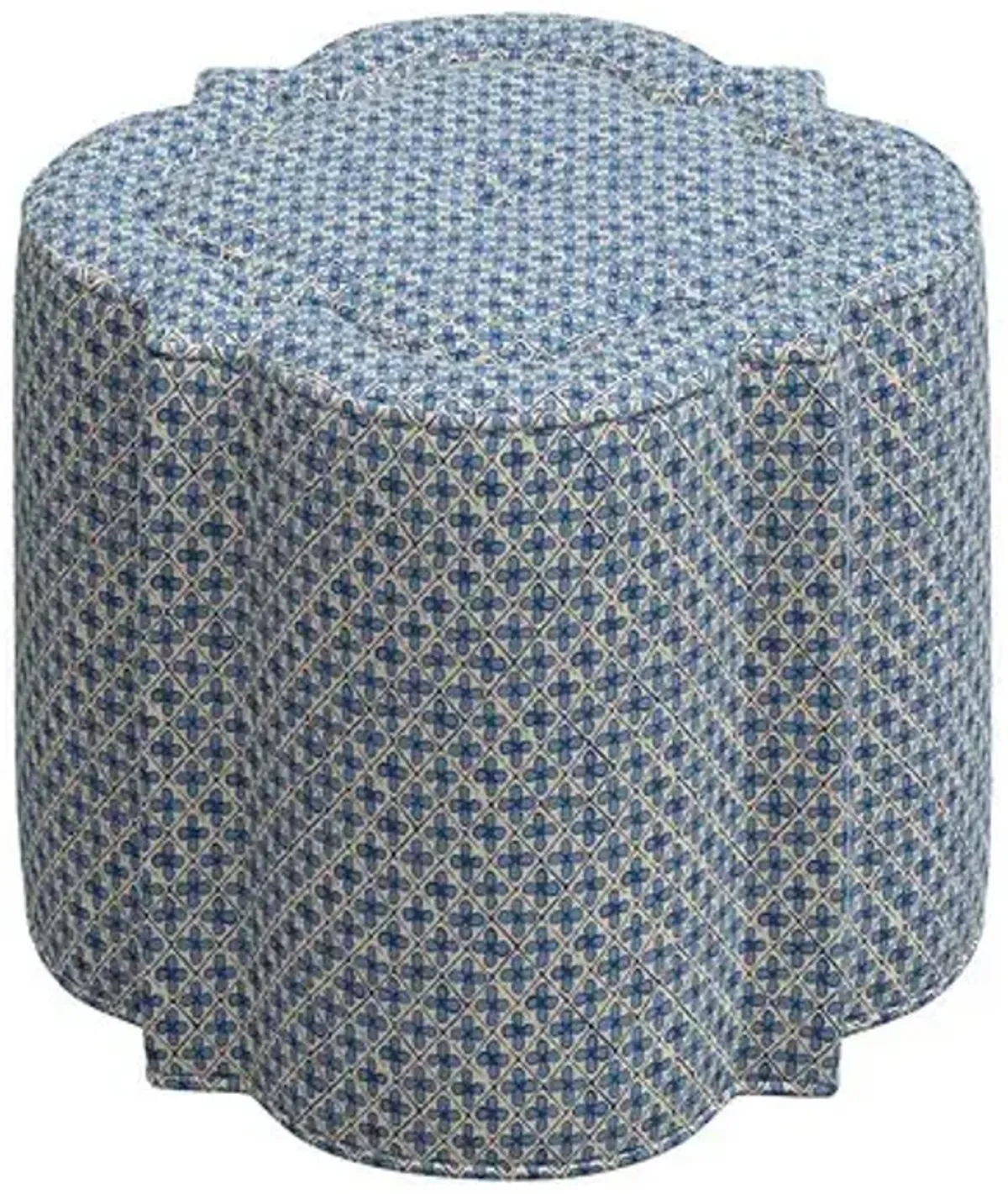 Shiza Ottoman - Aalap - Blue