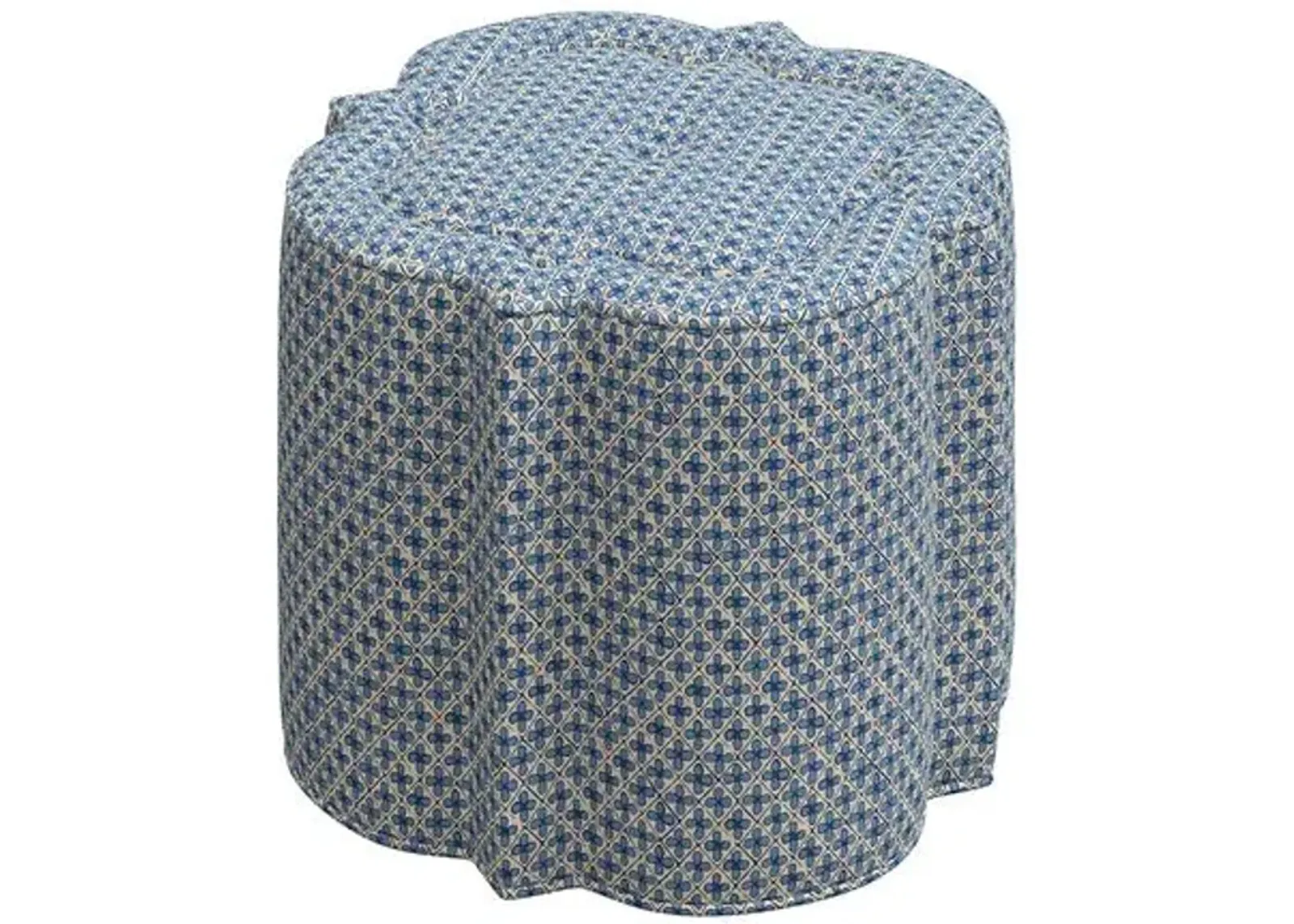 Shiza Ottoman - Aalap - Blue