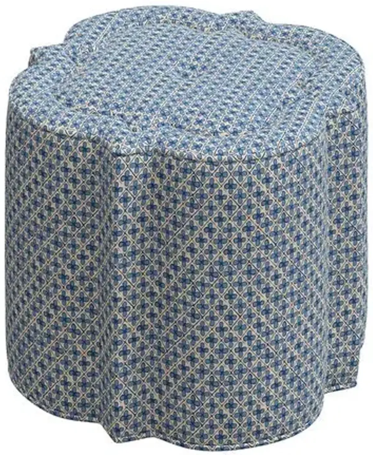 Shiza Ottoman - Aalap - Blue