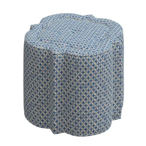 Shiza Ottoman - Aalap - Blue