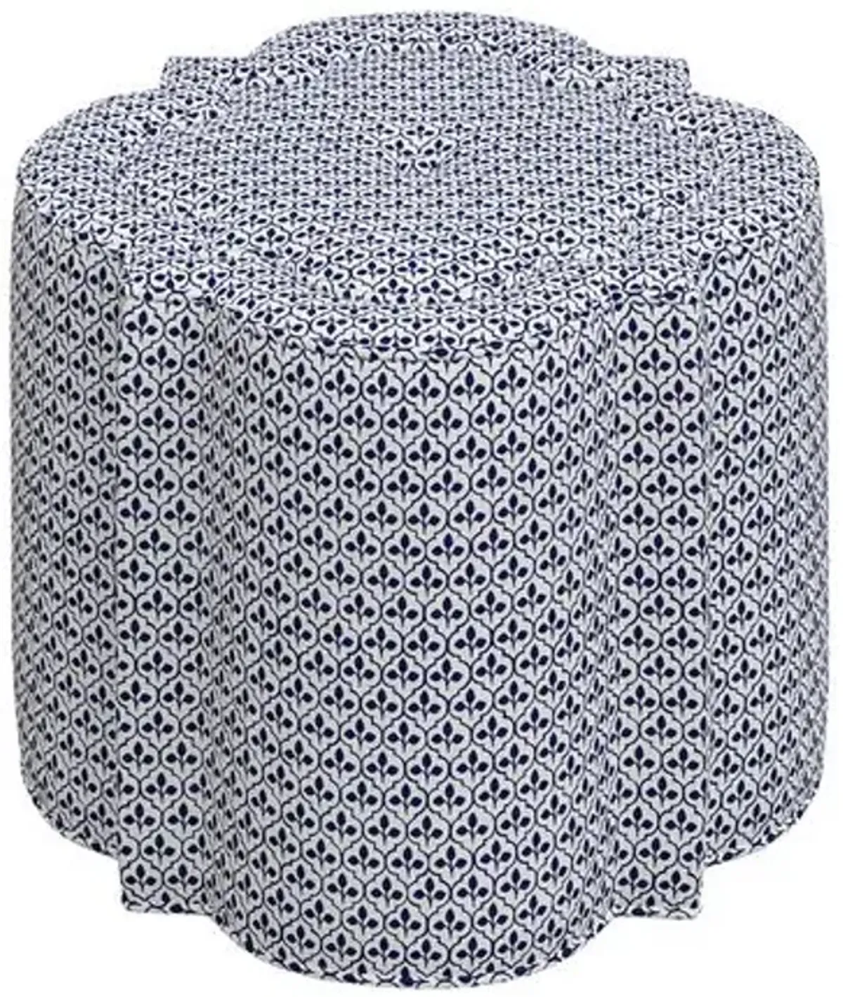 Shiza Ottoman - Sadhil - Blue