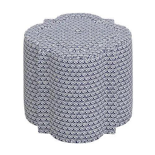 Shiza Ottoman - Sadhil - Blue