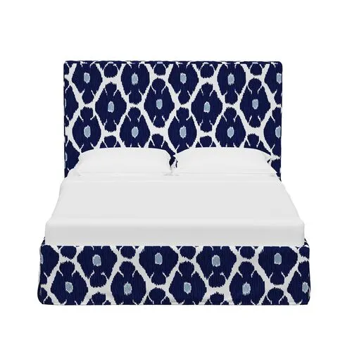 Shona Slipcover Bed - Poppy - Blue