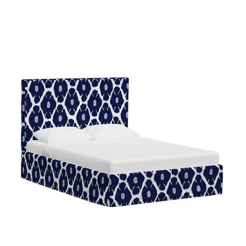 Shona Slipcover Bed - Poppy - Blue