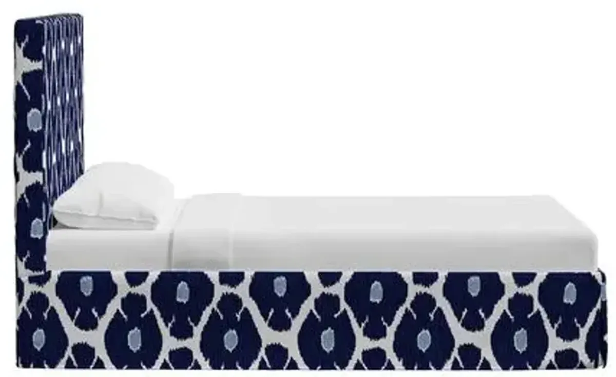 Shona Slipcover Bed - Poppy - Blue