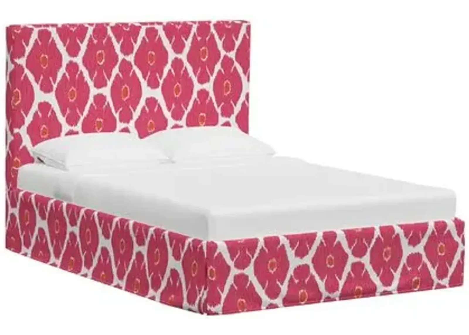 Shona Slipcover Bed - Poppy - Pink