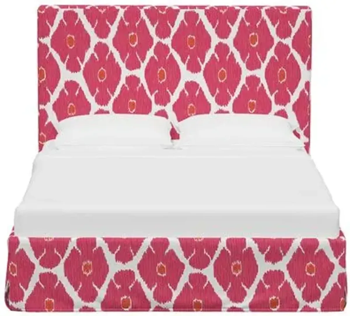 Shona Slipcover Bed - Poppy - Pink