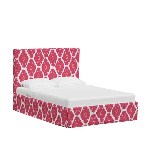 Shona Slipcover Bed - Poppy - Pink