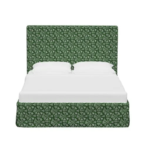 Shona Slipcover Bed - Pratham Green