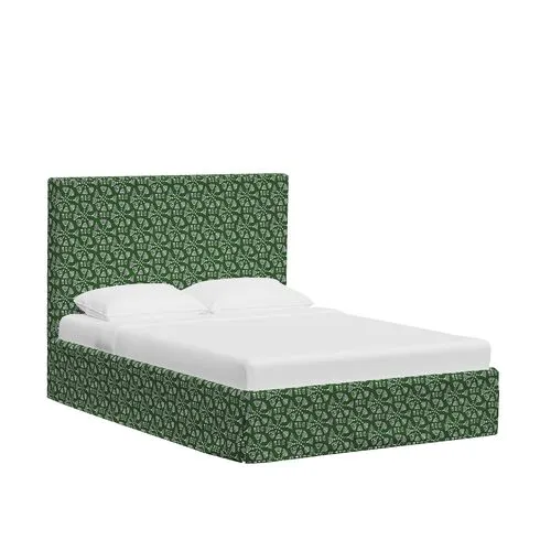 Shona Slipcover Bed - Pratham Green