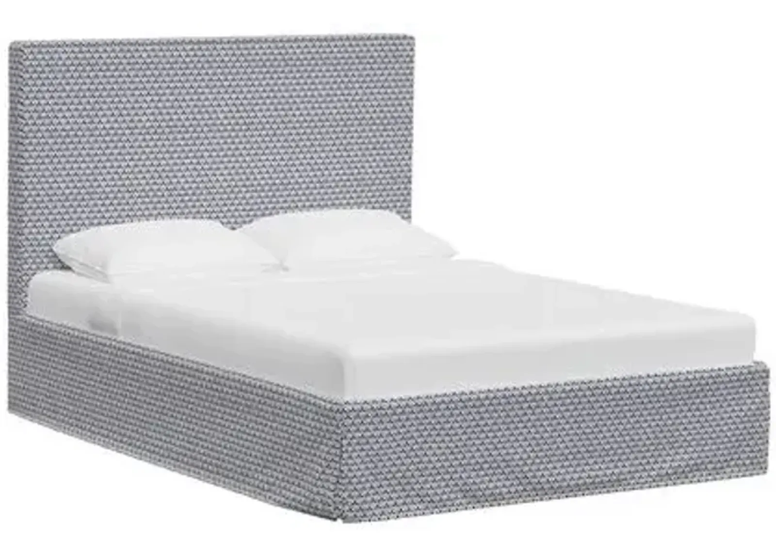 Shona Slipcover Bed - Sadhil - Blue