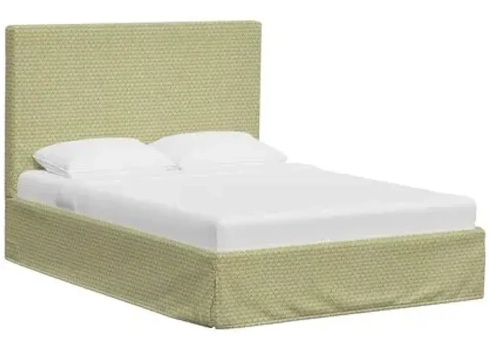 Shona Slipcover Bed - Sadhil - Green