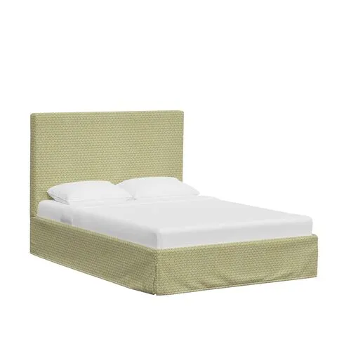 Shona Slipcover Bed - Sadhil - Green