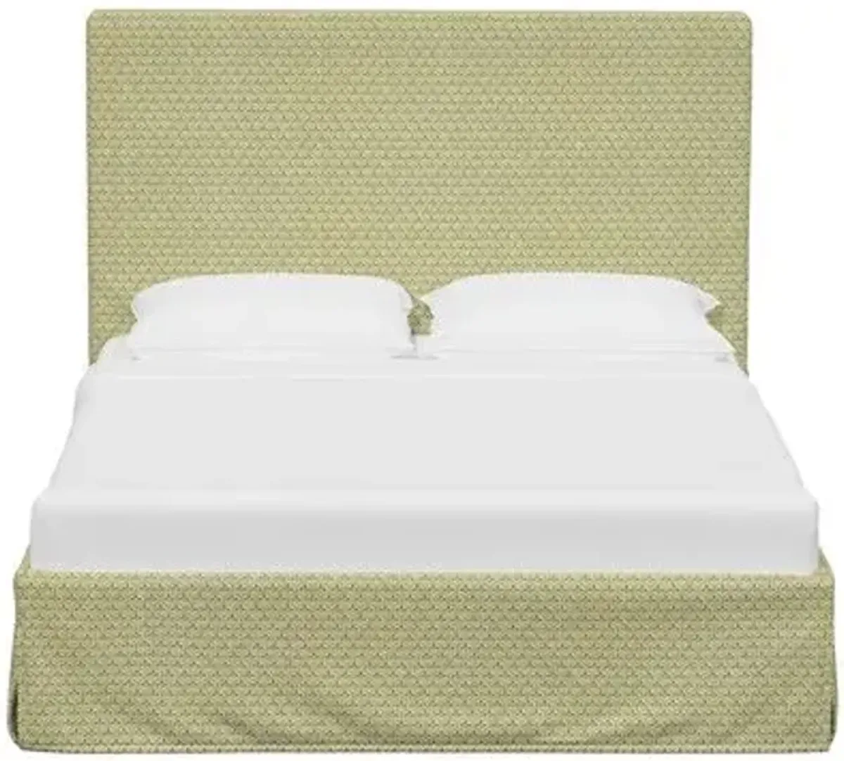 Shona Slipcover Bed - Sadhil - Green