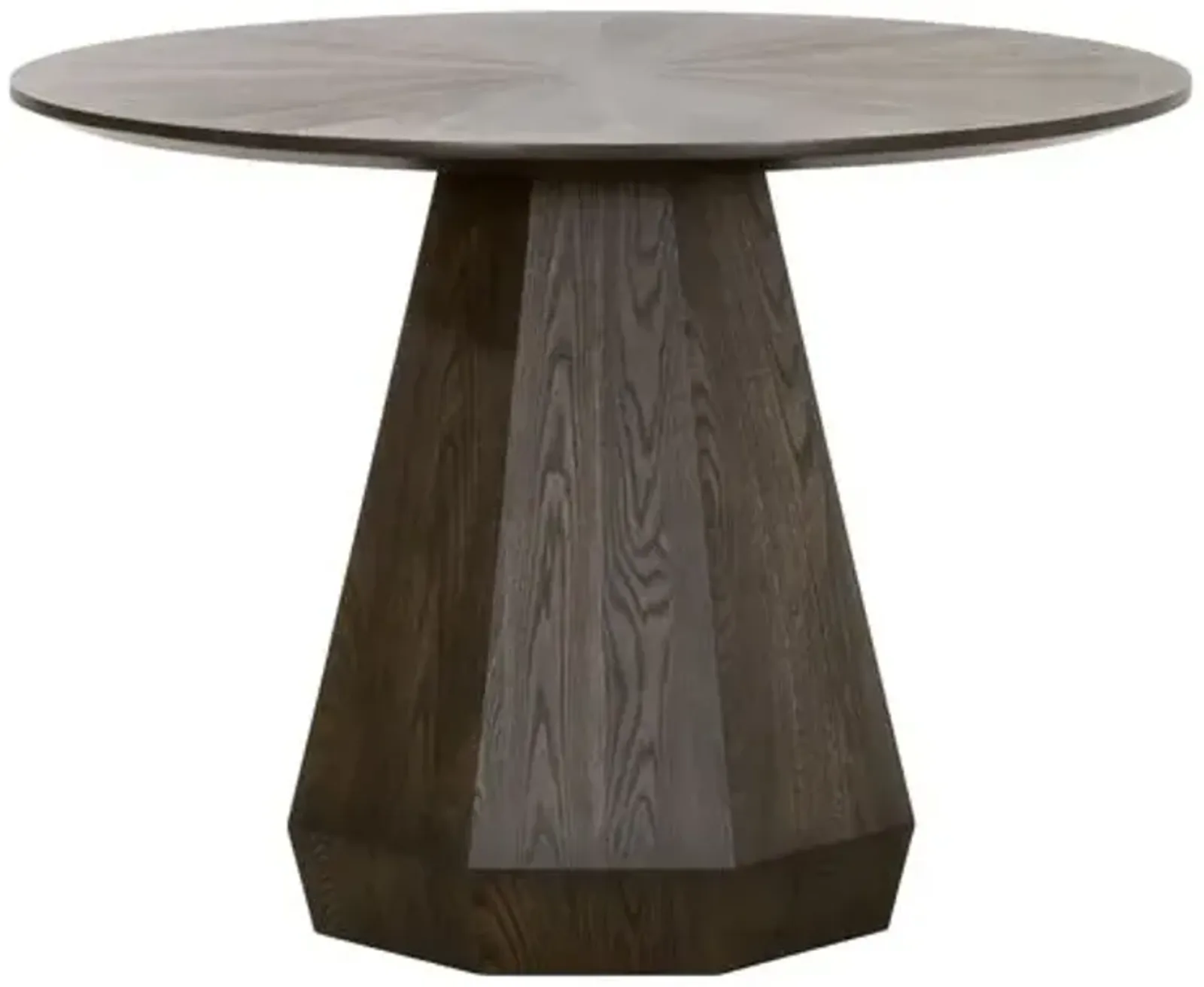 Gavin Round Dining Table - Burnished Brown Ash