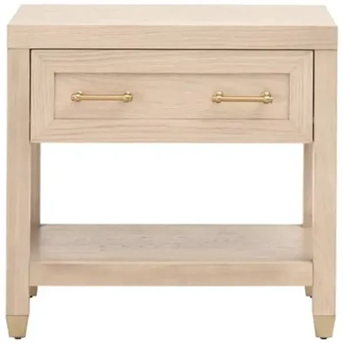 Lilou 1-Drawer Nightstand - Light Honey Oak