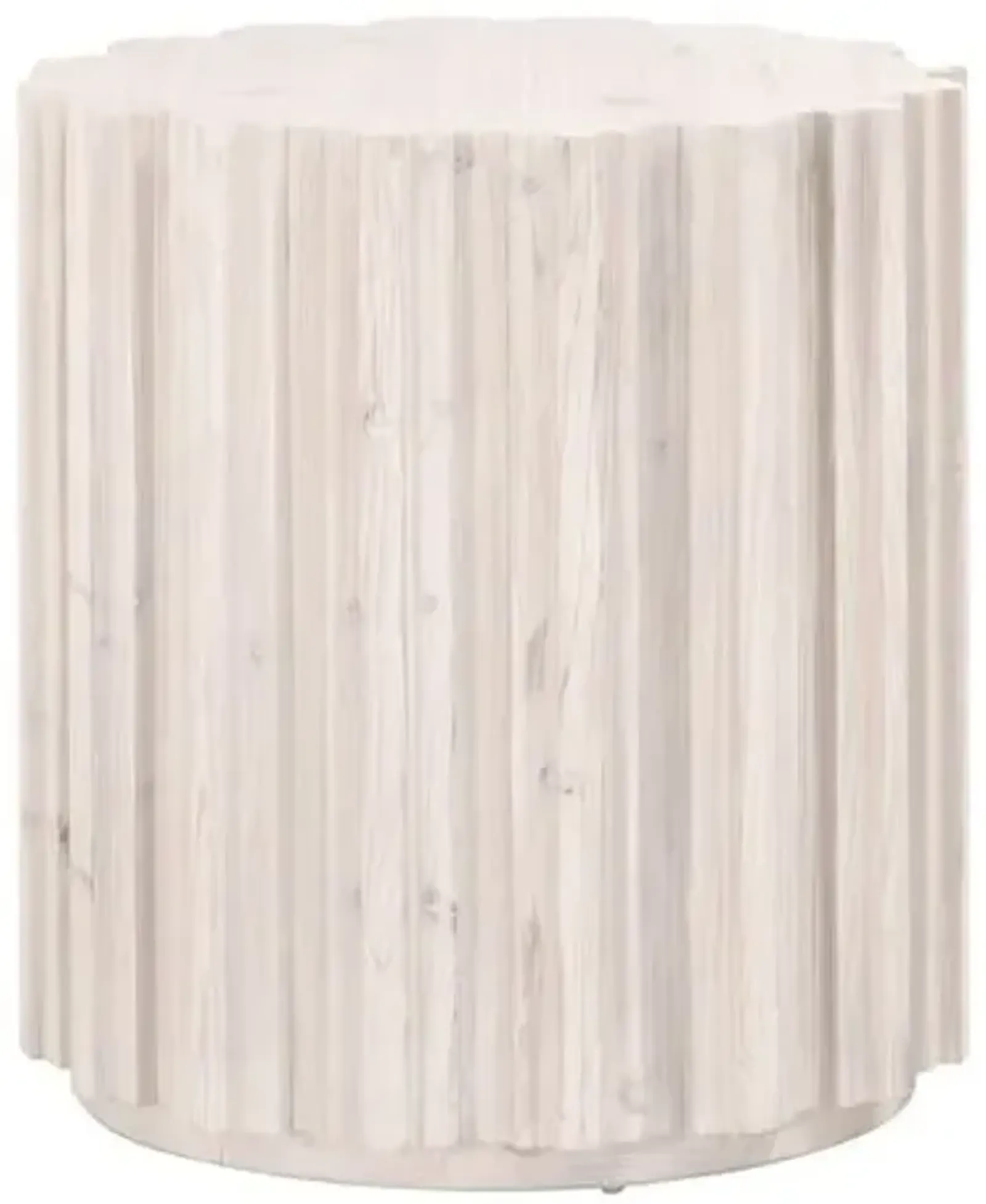 Jean End Table - White Wash Pine