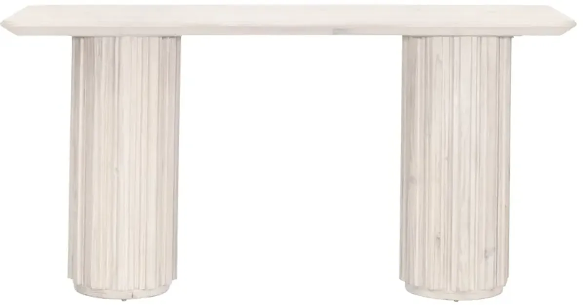 Jean Console Table - White Wash Pine