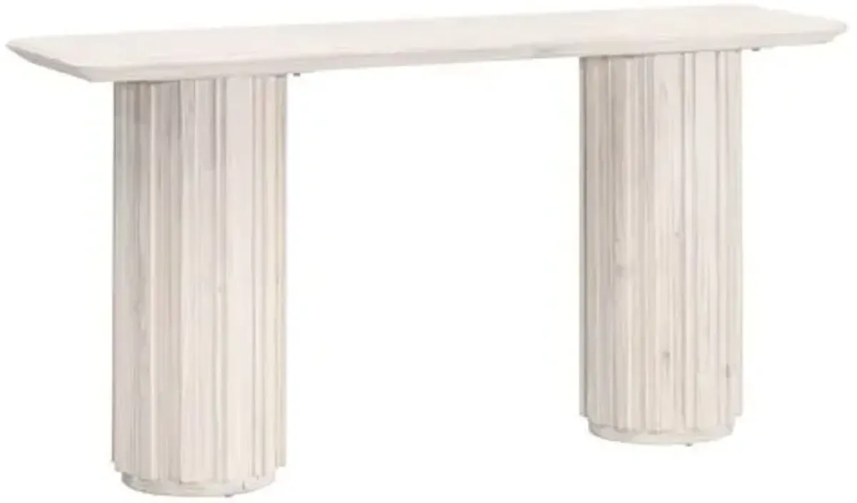 Jean Console Table - White Wash Pine