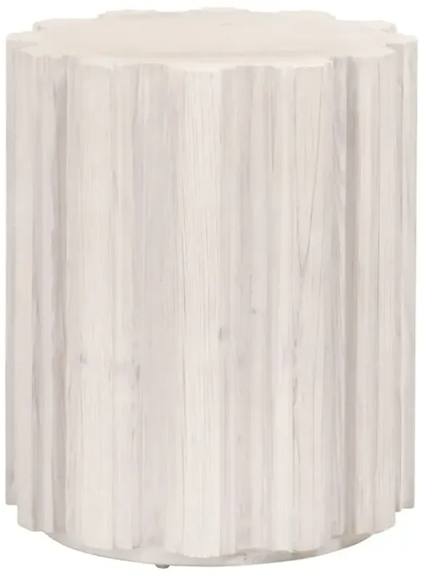 Jean Accent Table, White Wash Pine