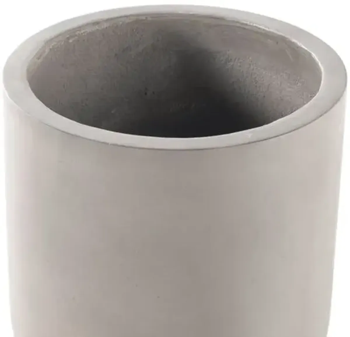 Ivan Round Planter - Gray - 17.75hx15.75lx15.75w