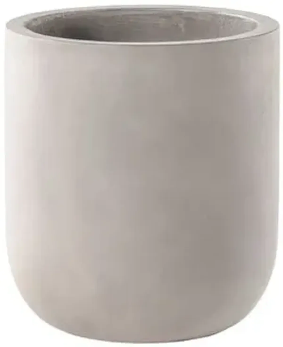 Ivan Round Planter - Gray - 17.75hx15.75lx15.75w