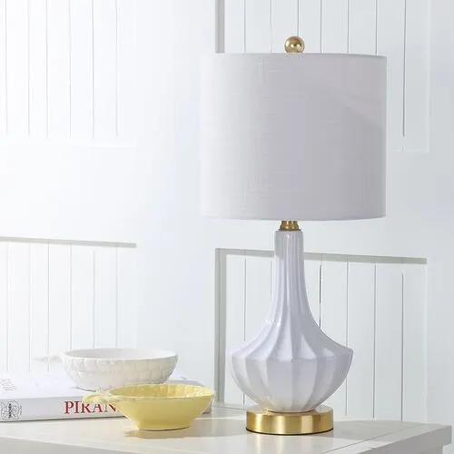 Tharion Mini Table Lamp - White