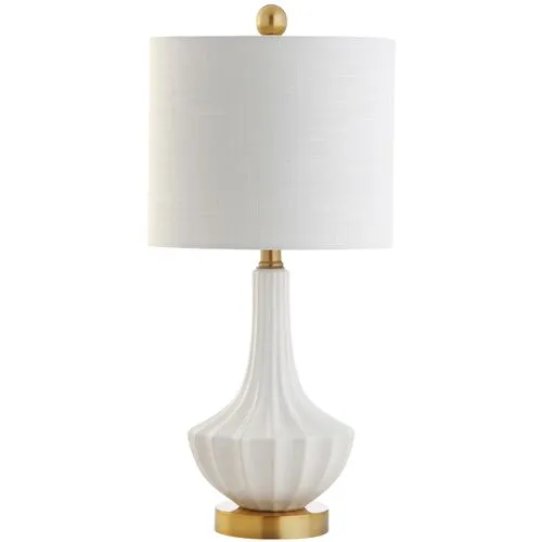 Tharion Mini Table Lamp - White