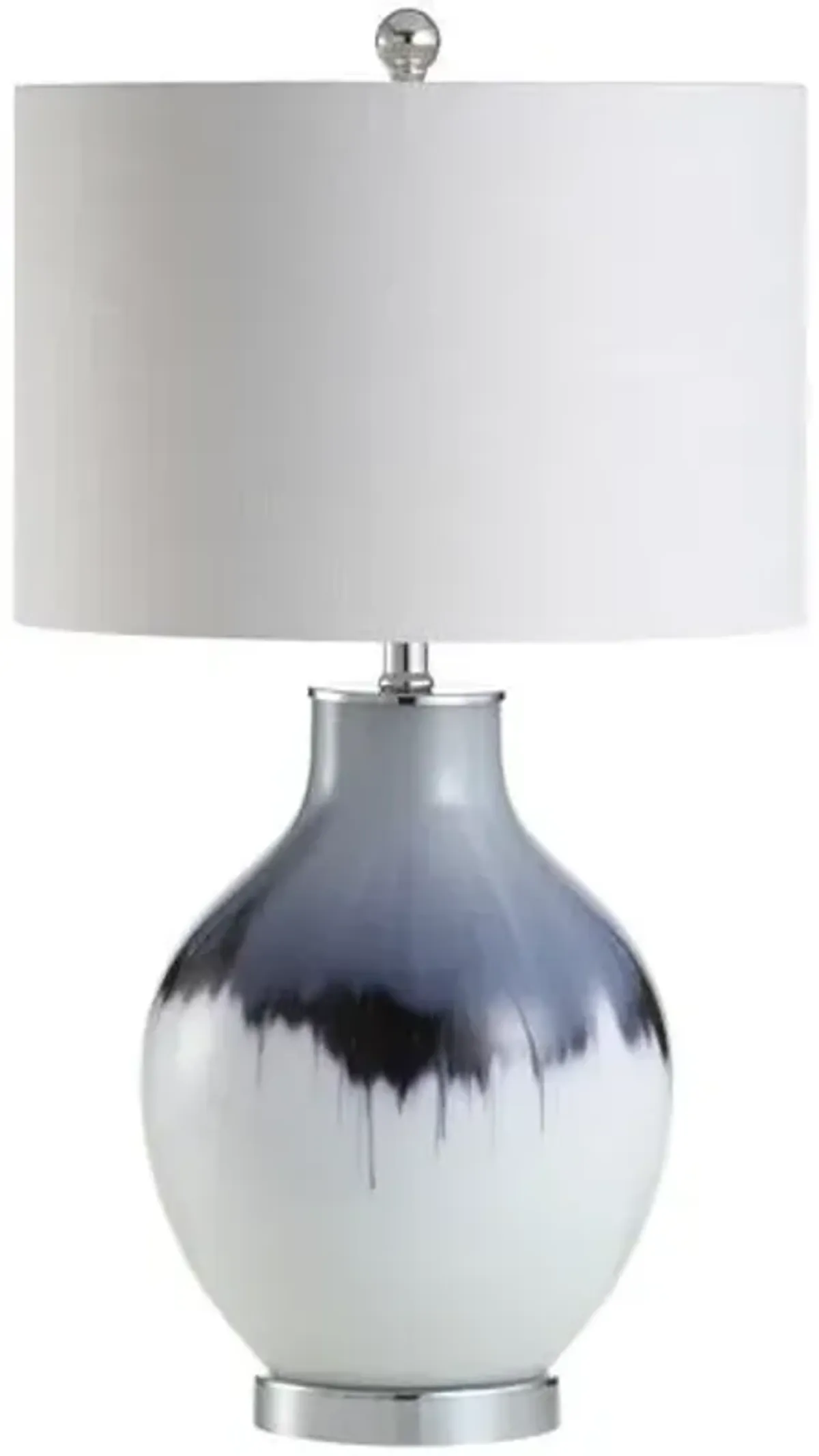 Vale Table Lamp - Blue/White