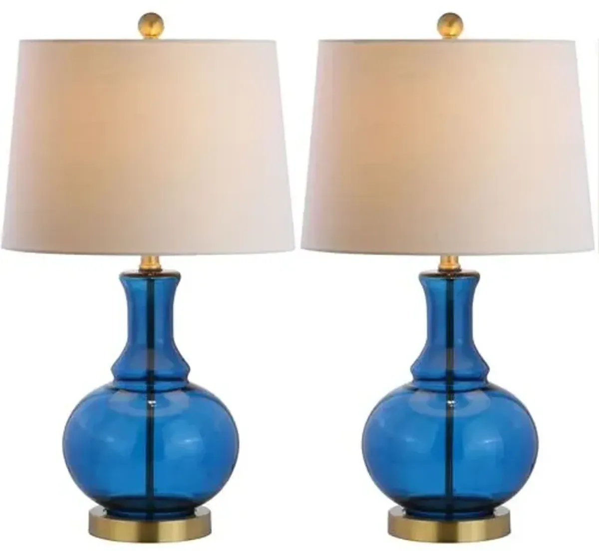 Set of 2 Holland Table Lamps - Blue