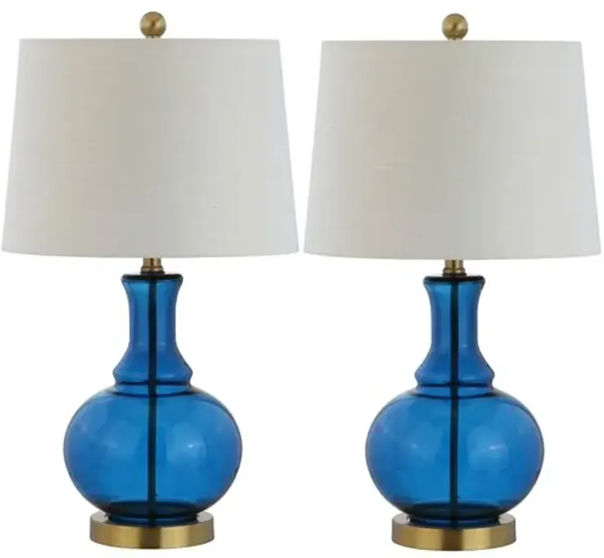 Set of 2 Holland Table Lamps - Blue