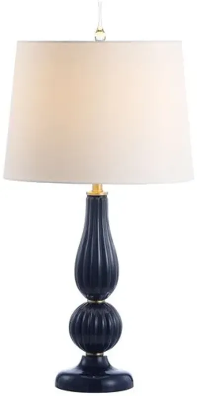 Ryland Glass Table Lamp - Blue