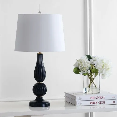 Ryland Glass Table Lamp - Blue