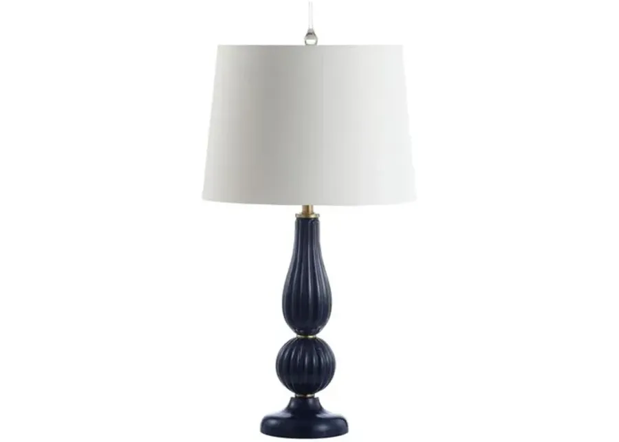 Ryland Glass Table Lamp - Blue