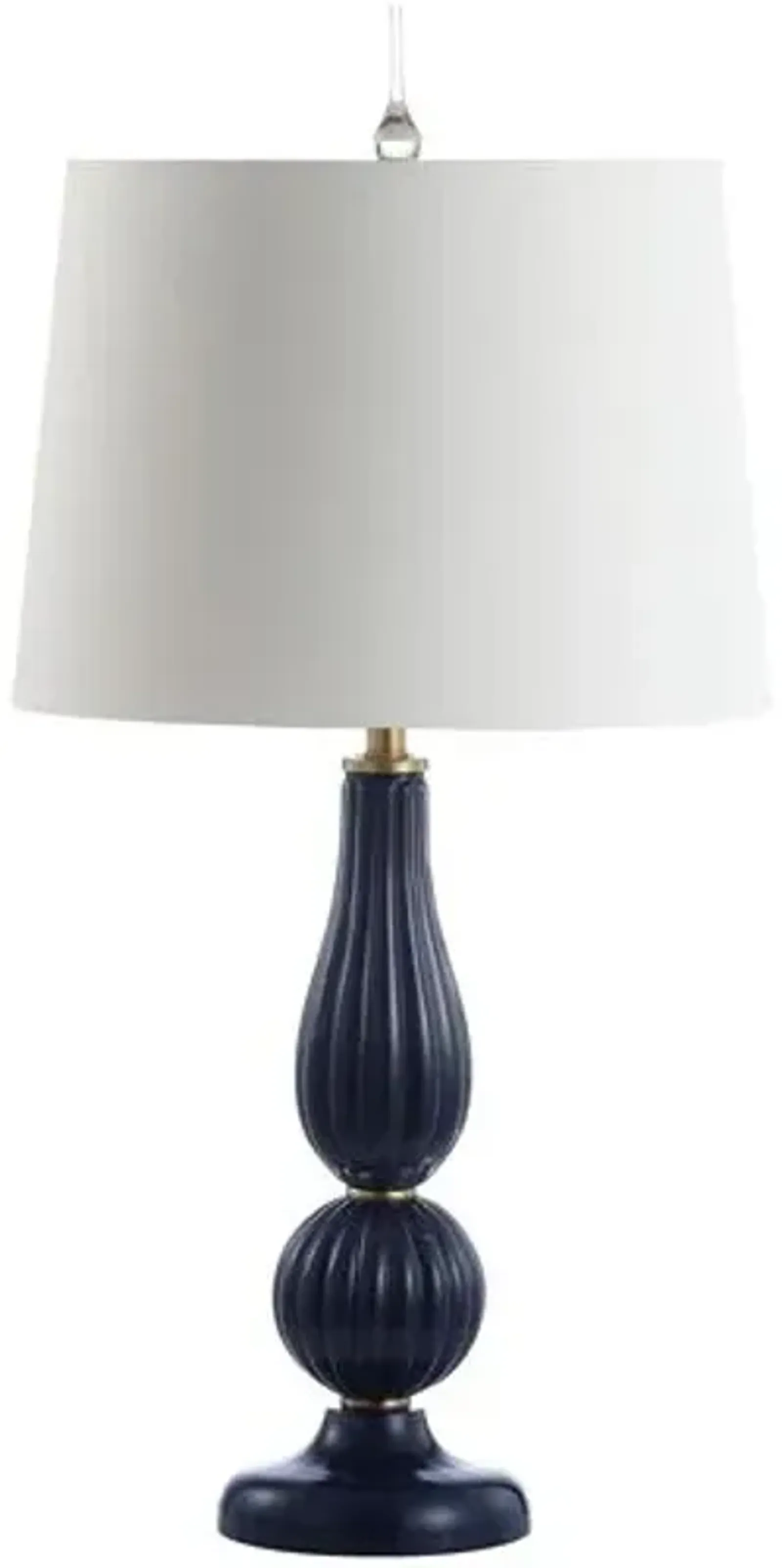 Ryland Glass Table Lamp - Blue