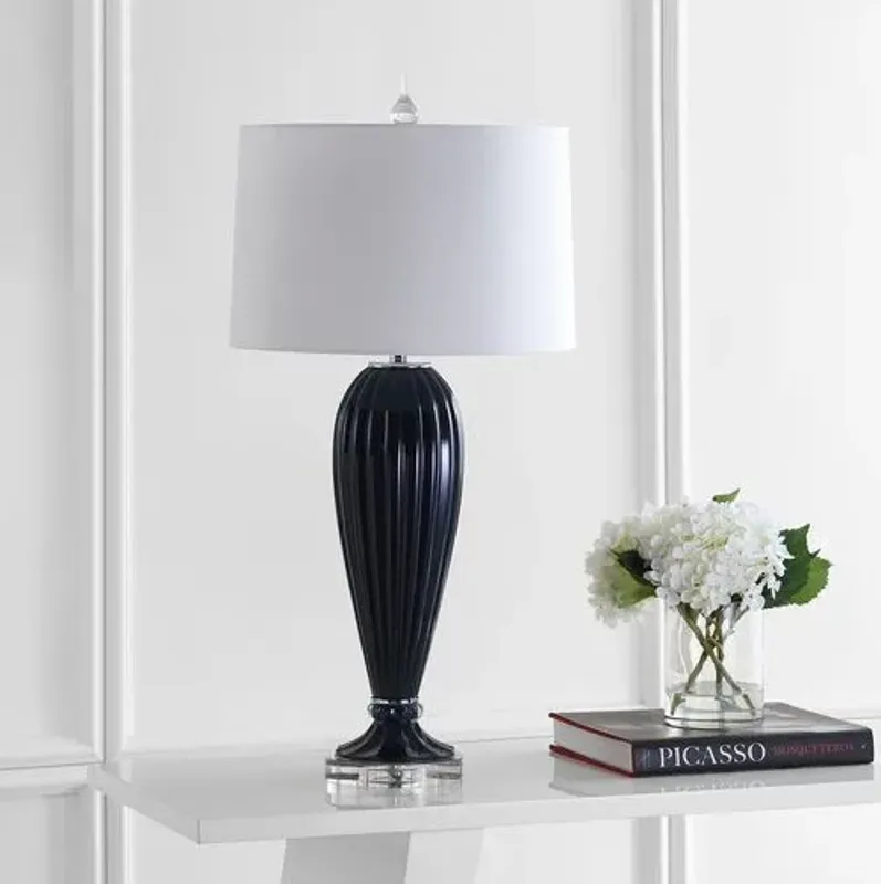 Yrene Table Lamp - Navy - Blue