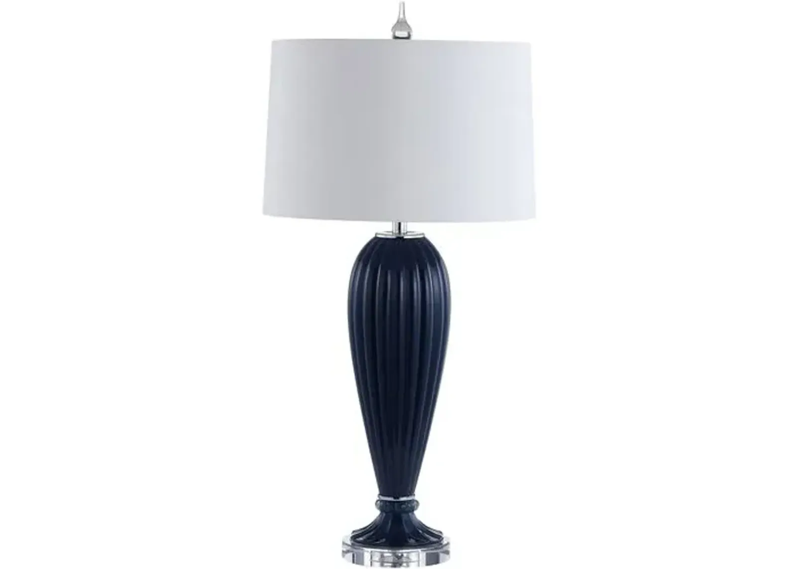 Yrene Table Lamp - Navy - Blue