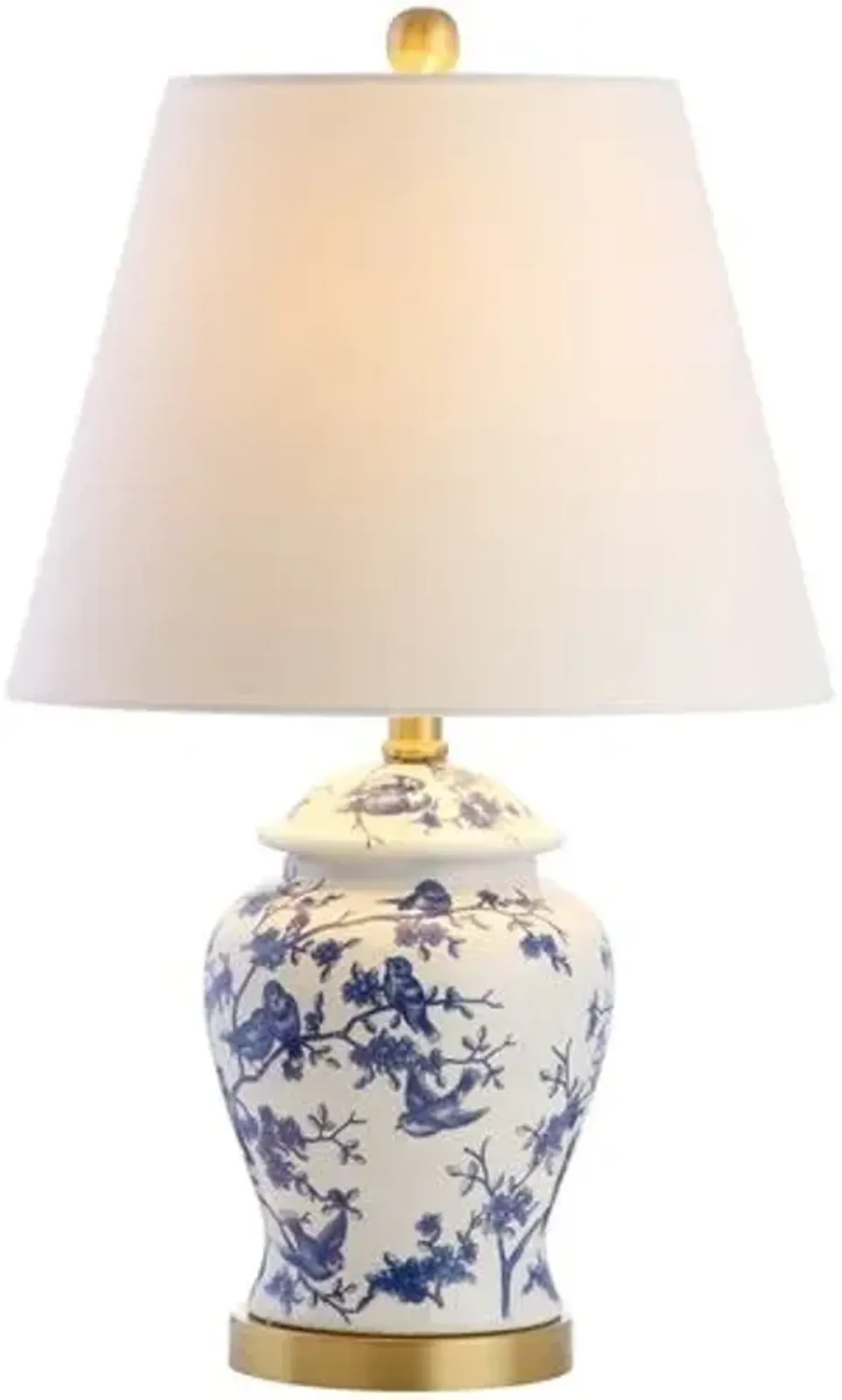 Winston Chinoiserie Table Lamp - Blue