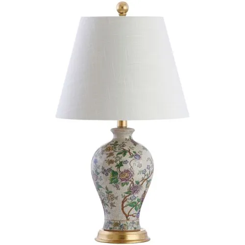 Gia Floral Table Lamp - Multi