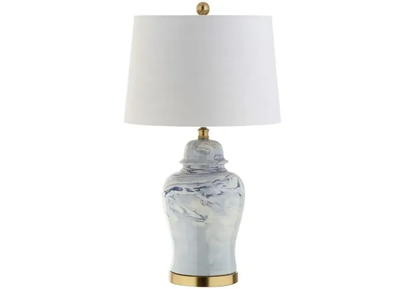 Lucinda Table Lamp - Blue/White