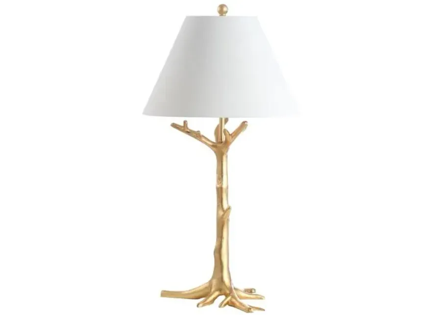 Willow Table Lamp - Gold leaf